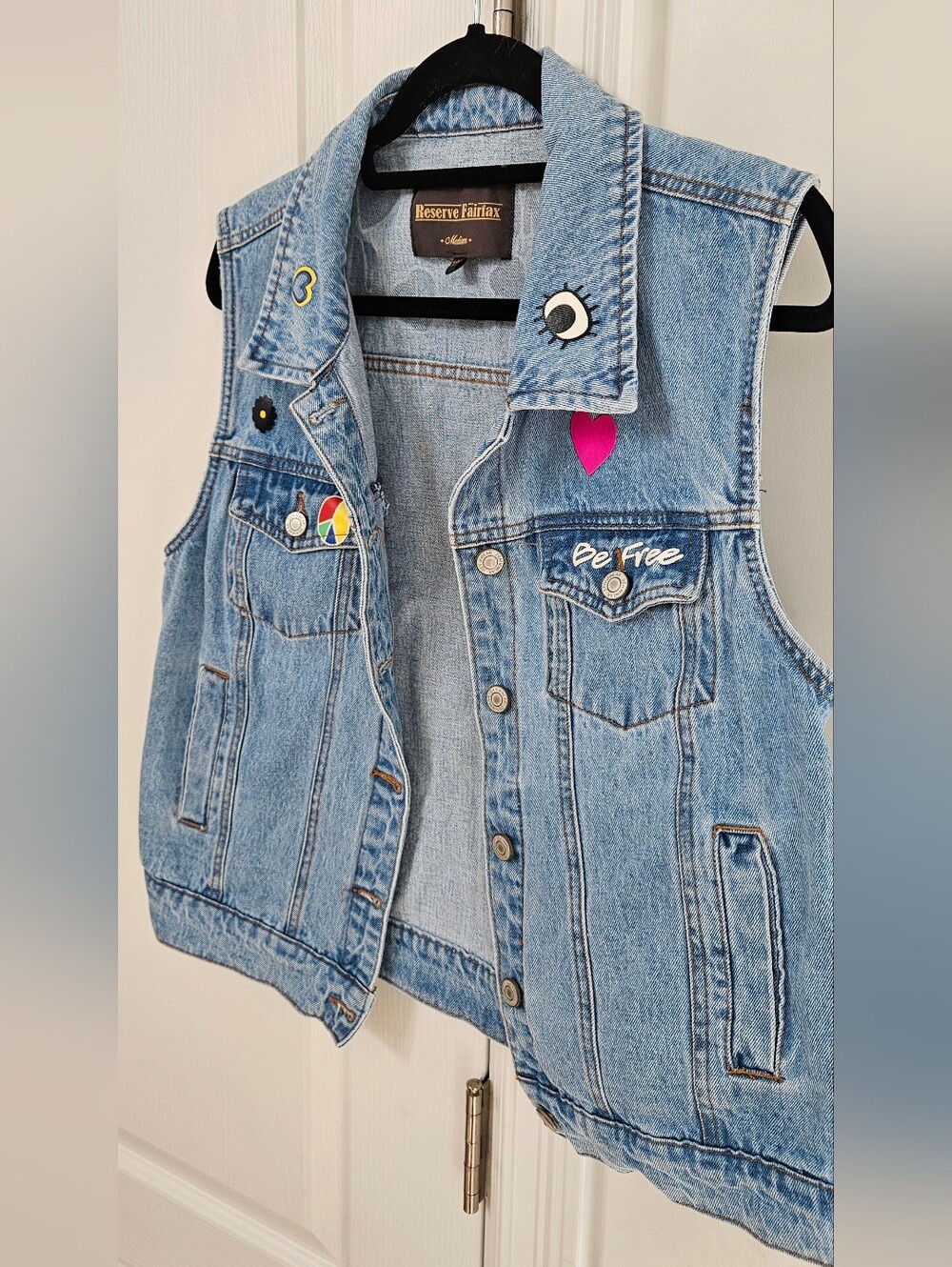 Light Blue Denim Vest